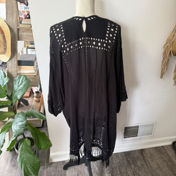 $580 ISABEL MARANT ETOILE Enery Embroidered Tunic Viscose Dress 38 / 6 - Picture 4 of 6